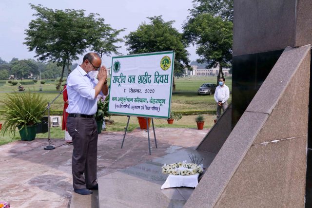 Tribute to National forest martyrs