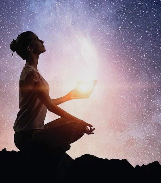 Indian women doing yoga